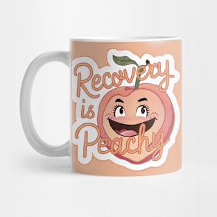 Recovery Is Peachy Mug